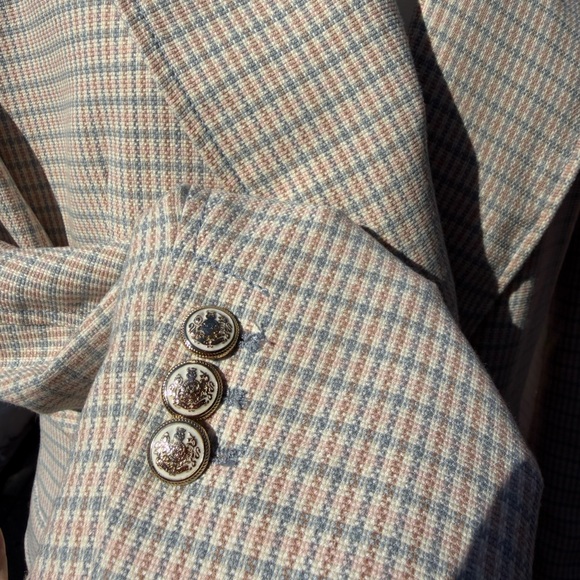 Zara  Plaid Double-Breasted Blazer - Picture 3 of 8